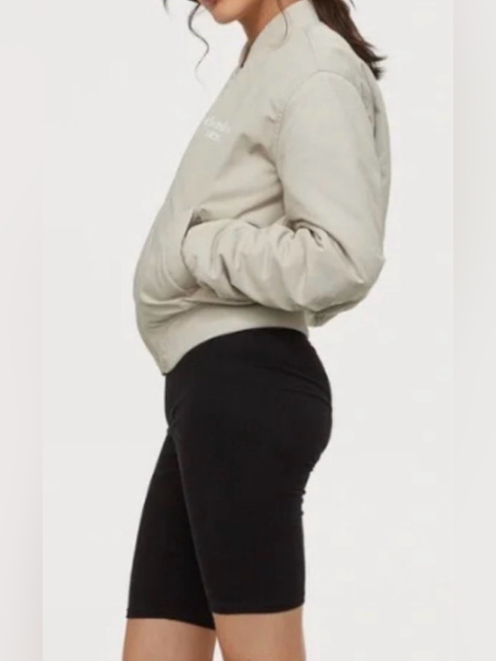 Ariana Grande x H&M Thank U Next 2019 Bomber Jacket Cream Size S - Picture 5 of 16